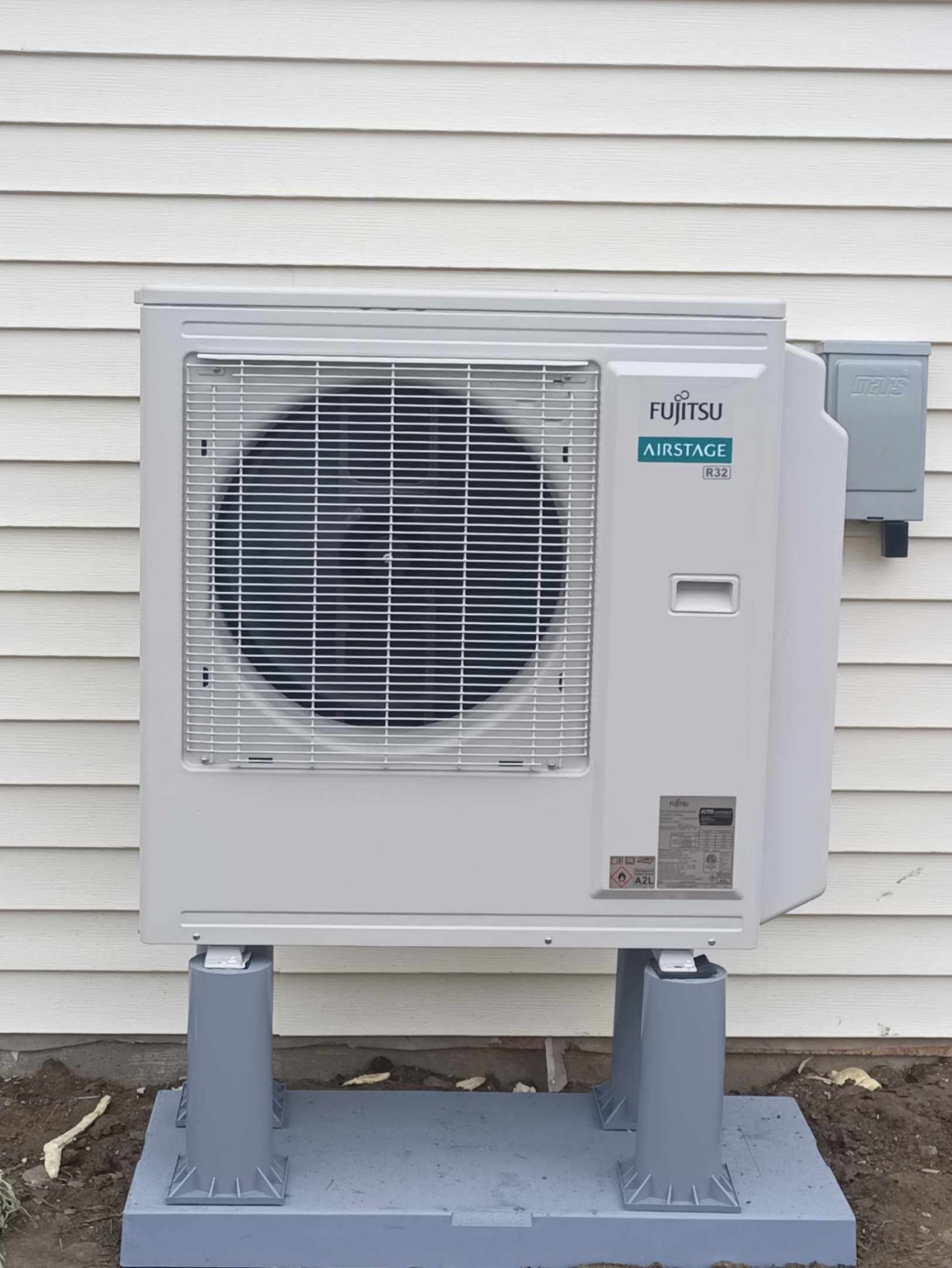 Before Trane furnace installation in Albion, IN